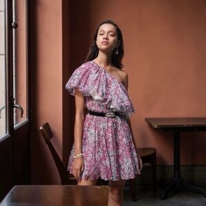 GIAMBATTISTA VALLI x H&M One Shoulder
Multi Color  Floral-Size EU40/M-8-10 NWT